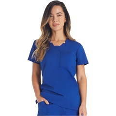Balance Notched Neck Scrub Top